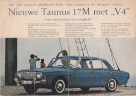 Taunus 17M & 20M folder, 4 pages, 10/1964, Dutch language