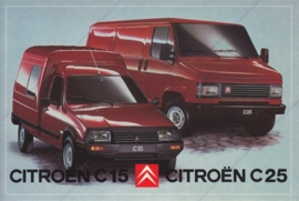 Citroën C15 & C25, sticker, 15 x 10 cm *