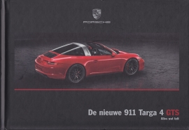 911 Targa 4 GTS brochure, 44 pages, 01/2015, hard covers, Dutch