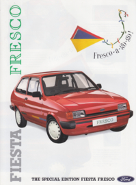 Fiesta Fresco brochure, 4 pages, 09/1987, English language, UK