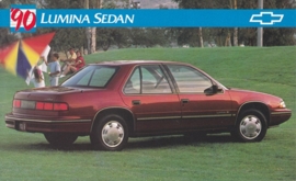 Lumina Sedan,  US postcard, large size, 19 x 11,75 cm, 1990