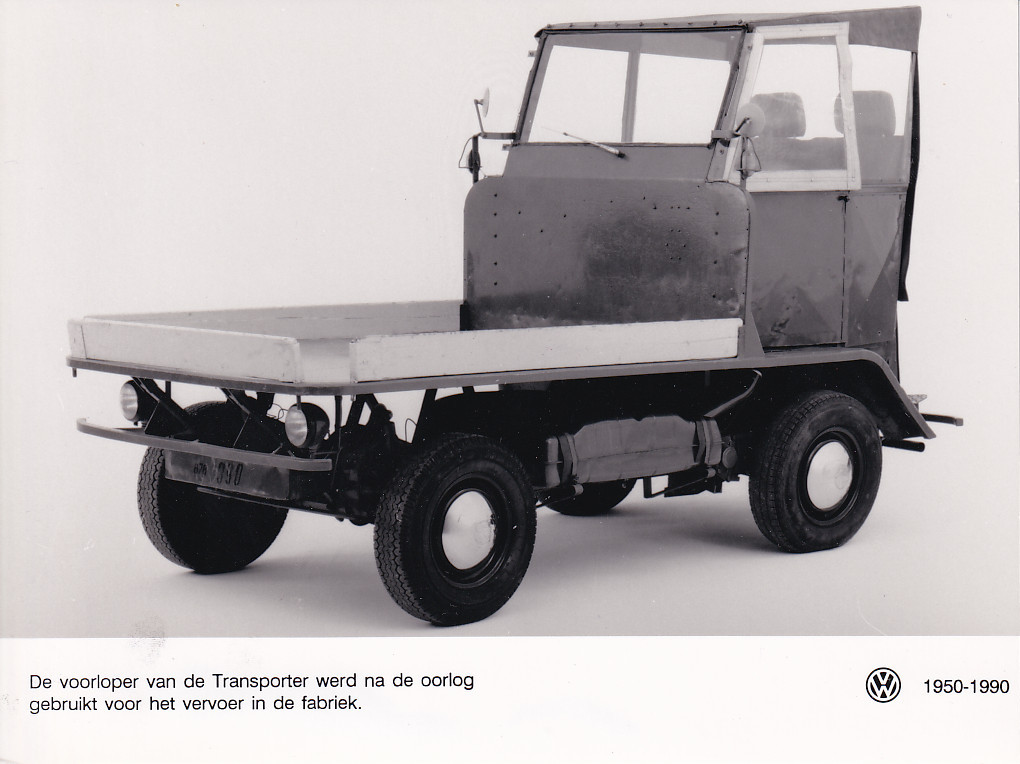 Volkswagen Transporter prototype - factory photo - Dutch - 1950-1990