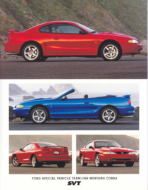 Mustang Cobra SVT leaflet, 2 pages, English language, 8/1997