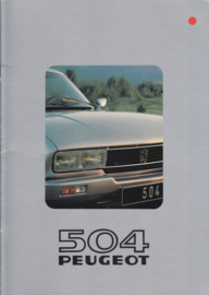 504 Coupé & Cabriolet brochure, 16 pages, A4-size, 1981, German language