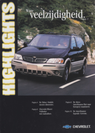 Program Highlights, 12 page brochure, Dutch language, c2000