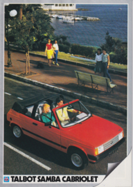 Samba Cabriolet, 16 pages, Dutch language, 1983 (fb)