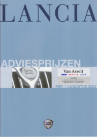 All model pricelist brochure, 16 pages, 8/2002, Dutch language