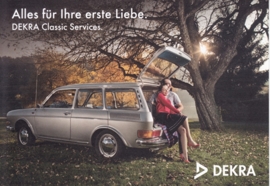 412 Station Wagon, A6-size postcard, issue Dekra, German, 2015