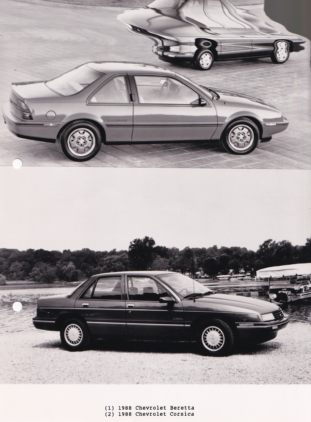 Chevrolet Beretta & Corsica - press photo - USA - 1988
