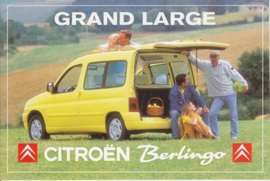 Citroën Berlingo Grand Large, sticker, 15 x 10 cm *