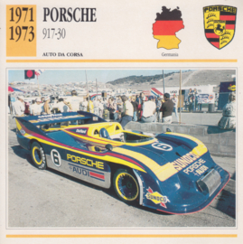 Porsche 917-30 1971-1973 card, Italian language, D1 481 37-17