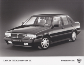 Lancia Thema turbo 16v LX - factory photo - Italy - 09/1991