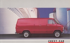 Van,  US postcard, large size, 19 x 11,75 cm, 1988