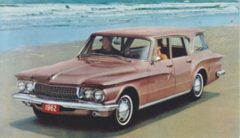 Lancer 770 Station Wagon, US postcard, standard size, 1962