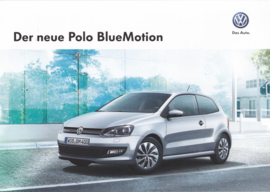 Polo Blue Motion brochure, 6 pages, 04/2014, German language