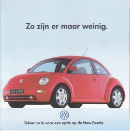 New Beetle intro brochure, square, 12 pages, Dutch language, about 1999