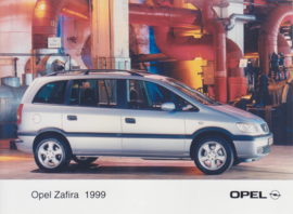 Opel Zafira, press photo, Dutch, 1999