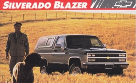 Silverado Blazer,  US postcard, large size, 19 x 11,75 cm, 1989