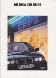 3-Series Sedans brochure, 50 pages, A4-size, 2/1991, German language