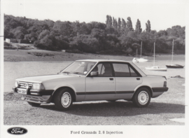 Ford Granada 2.8 Injection Saloon, press photo, UK, 9/1982