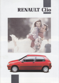 Clio brochure, 8 pages, 6/1991, A4-size, French language