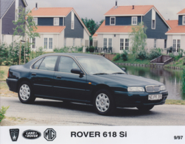 Rover 618 Si Saloon, press photo, Germany. 9/1997