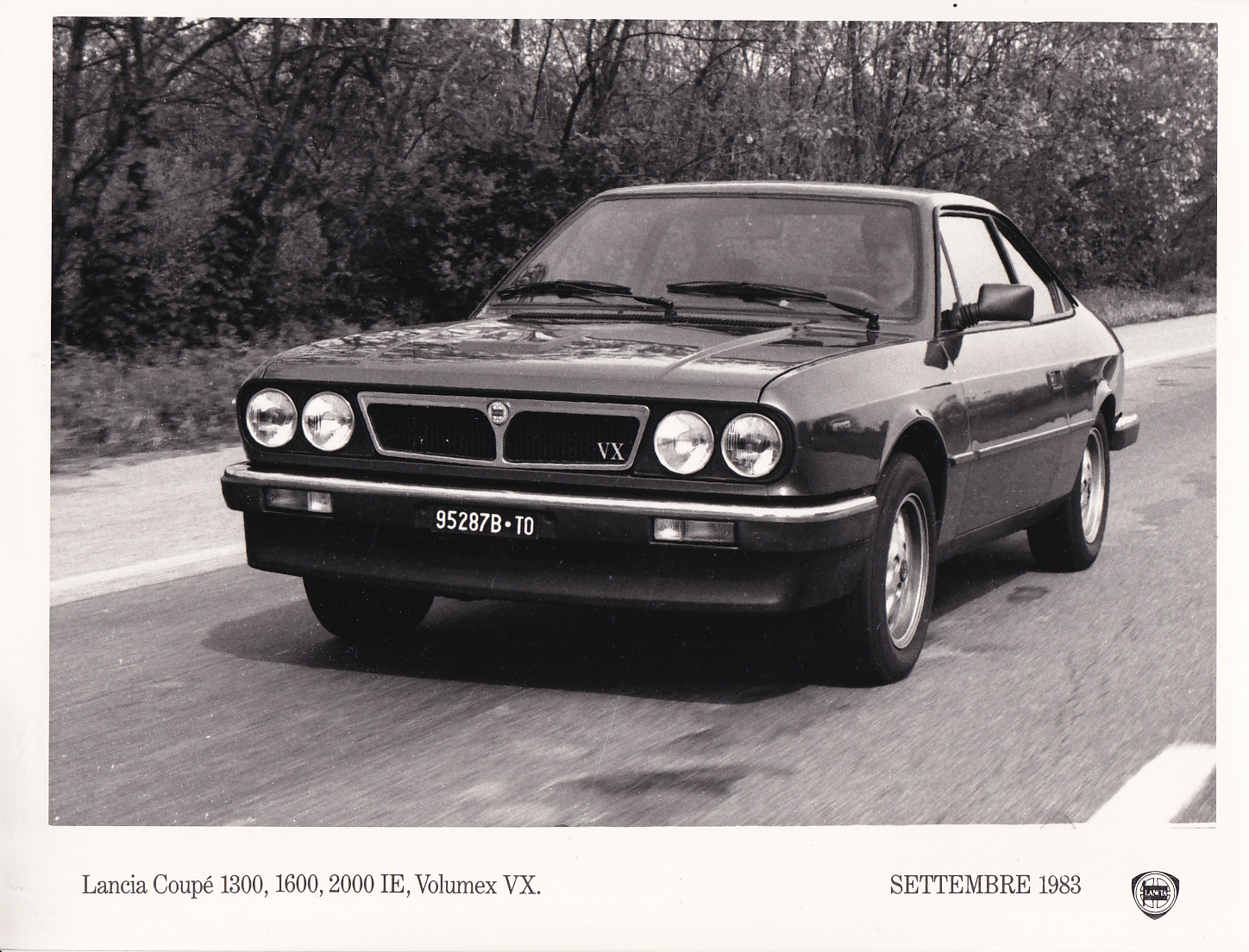 Lancia  Coupé Volumex - factory photo - Italy - 09/1983