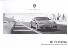 Panamera pricelist, 102 pages, 01/2014, Dutch language