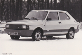 Seat Fura hatchback, press photo, Dutch, c1984