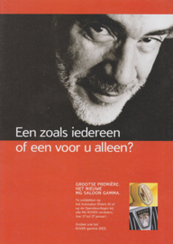 MG & Rover program brochure, 12 pages, 2002, Dutch language