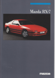 RX-7 Coupe with rotary engine brochure, 30 pages, 04/1986, German language