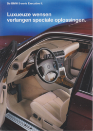 5-Series Executive II brochure, 8 pages, A4-size, 1/1994, Dutch language