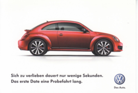 21st Century Beetle postcard,  A6-size, German language