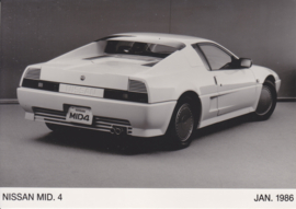 Nissan Mid 4 prototype, press photo, Belgium, 1/1986