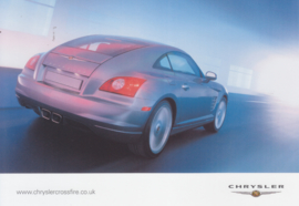 Crossfire Coupe, A6-size postcard, about 2002, issue Chrysler UK