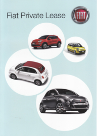500 Models private lease brochure, 4 pages (A4-size), 2016, Dutch language