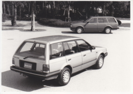 323 Estate 2 versions, press photo, Belgium, 1988