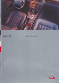 A8 Sedan/quattro double brochure, 48 + 26 pages, 05/1995, German language