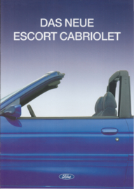 Escort Cabriolet brochure, 8 pages, 02/1995, German language