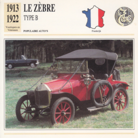 Le Zebre Type B card, Dutch language, D5 019 07-06