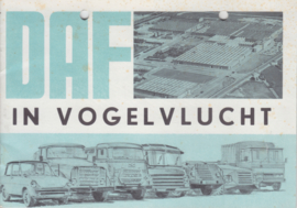 DAF - 'a birds eye view' booklet, 16 small pages, about 1964, Dutch language