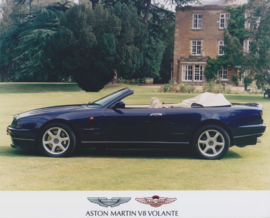 Aston Martin V8 Volante Convertible, large color press photo, UK, c2010