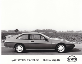 Lotus Excel SE- factory photo - 1986 - Ref No 5633-B3 - UK market