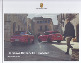 Cayenne GTS brochure, 48 large pages, 06/2020, hard covers, Dutch language