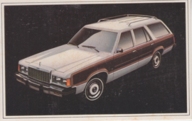 Granada Station Wagon, US postcard, standard size, 1982