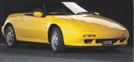 Elan Convertible 1600,  18 x 8,5 cm card, about 1990, Dutch issue