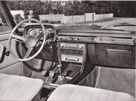 BMW 2800 Sedan interior - 1969 - German text on the reverse