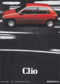 Clio brochure, 8 pages, 7/1990, A4-size, German language