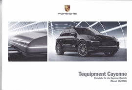 Cayenne Tequipment  pricelist, 68 pages, 06/2015, German