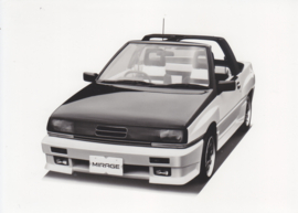 Mitsubishi Mirage concept car, press photo, Japan, 1986